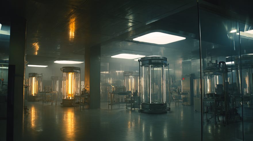 Med Lab interior